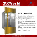 ZXC028-78 Full Glass Panoramic Passenger Elevator